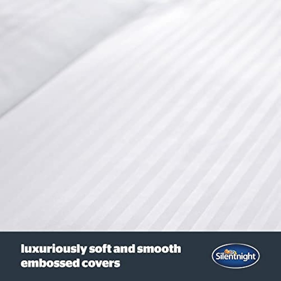 Silentnight Hotel Collection Single Duvet – All Year Round 10.5 Tog Luxurious Hotel Quality Duvet Quilt – Hypoallergenic and Machine Washable – Single Bed, White