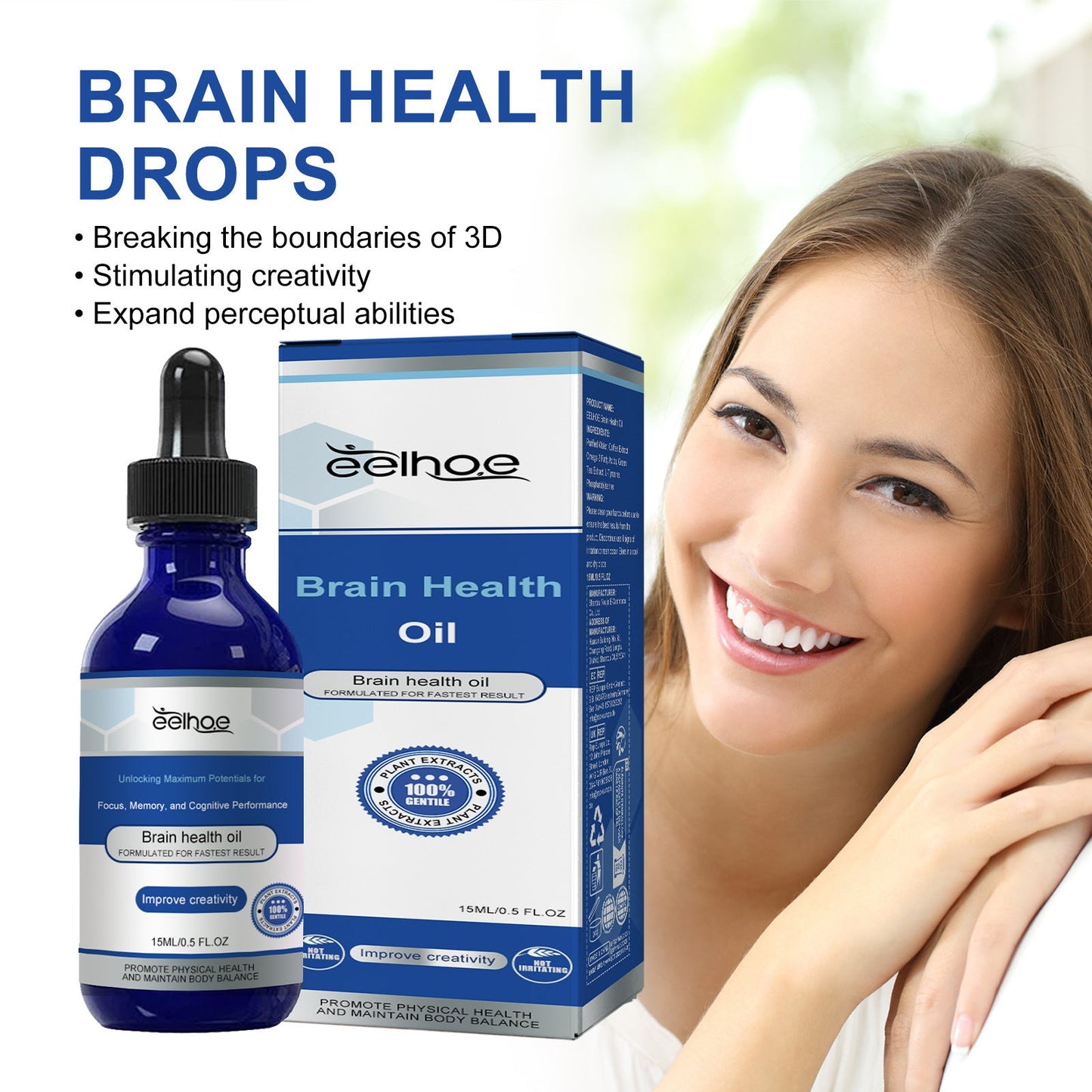 Body Care Essential Oil Relieves Body Stress And Discomfort