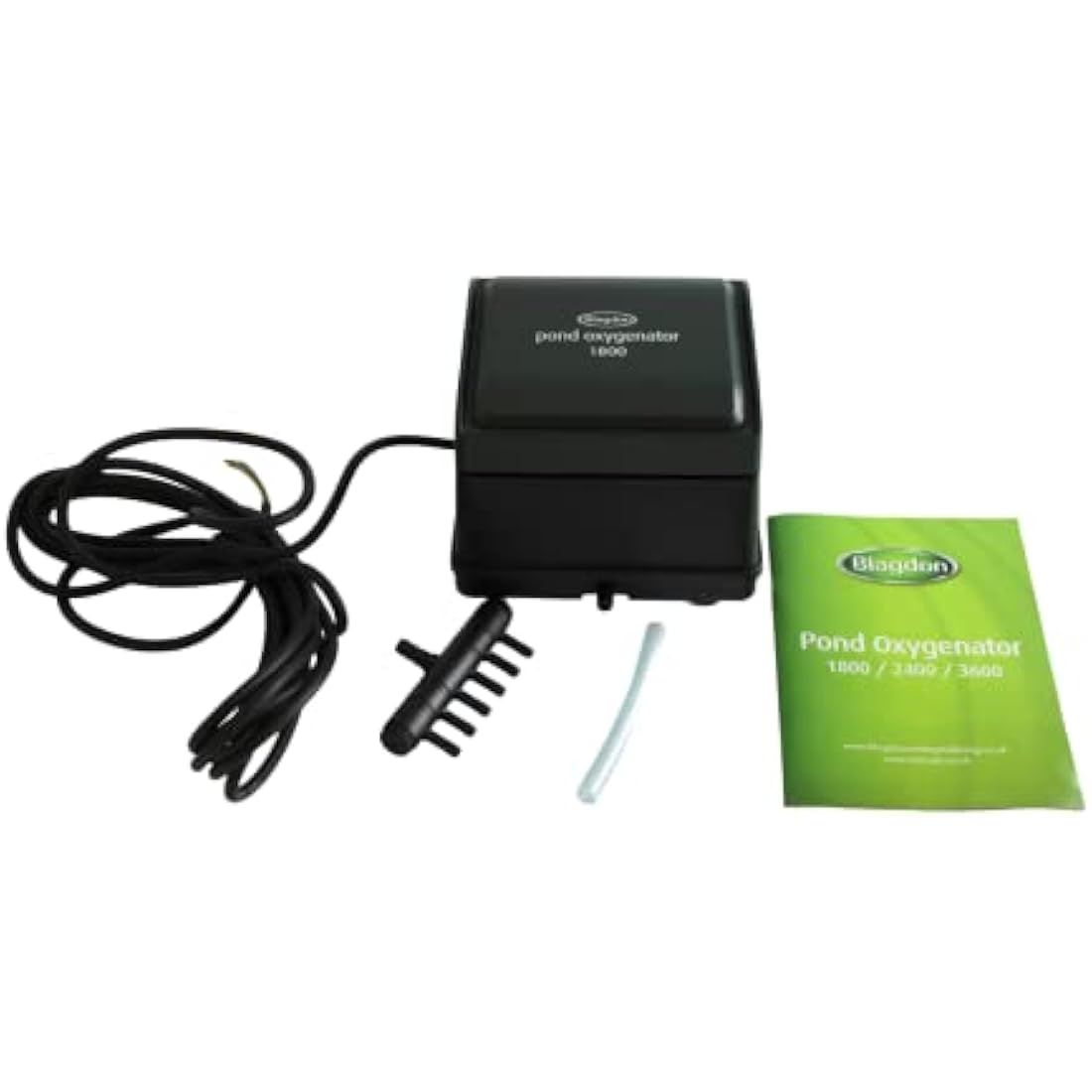 Blagdon Pond Oxygenator 1800, 6 Outlet Air Pump for Ponds Up to 10,000 Litres (Koi Ponds Up to 5,000 Litres), Suitable for Aeration and Oxygenation in Hydroponic and Aquaponic Systems, Green