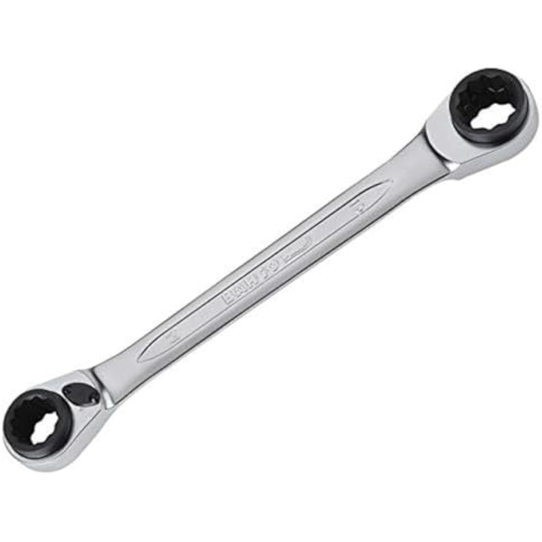 Bahco BHS4RM-16-19 Reversible Ratchet Spanner, 16 mm/17 mm/18 mm/19 mm, 16 x 17 x 18 x 19 mm