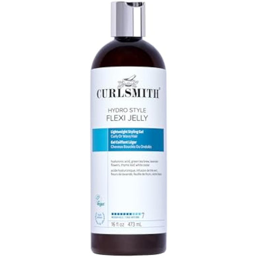 Curlsmith - Hydro Style Flexi-Jelly - Vegan Defining Gel for Wavy, Curly or Coily Hair (473ml)