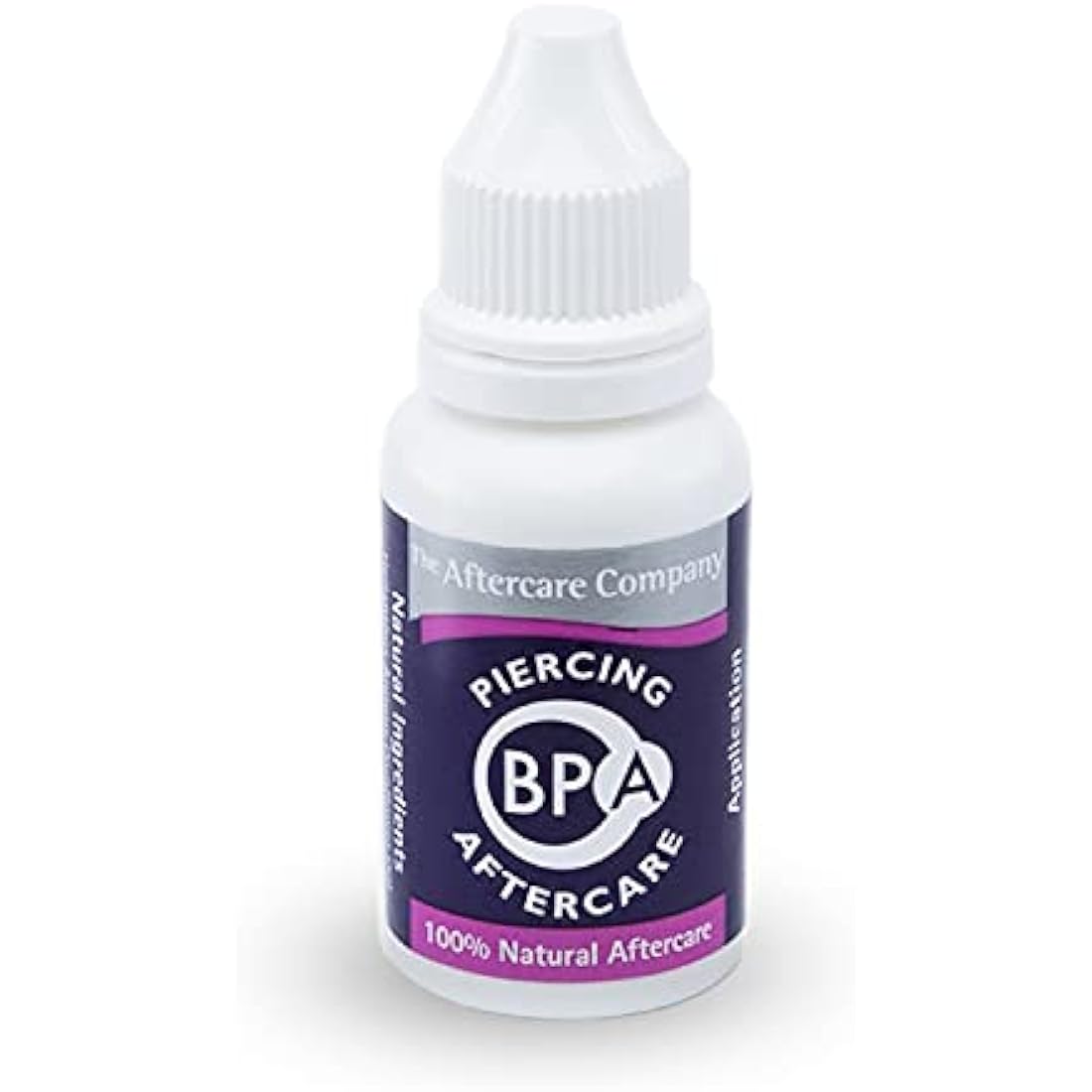 BPA Piercing Aftercare - Box 24 x 10ml from The Aftercare Company - Dermatology Approved -Vegan Friendly - Cruelty Free - Unique Formula.
