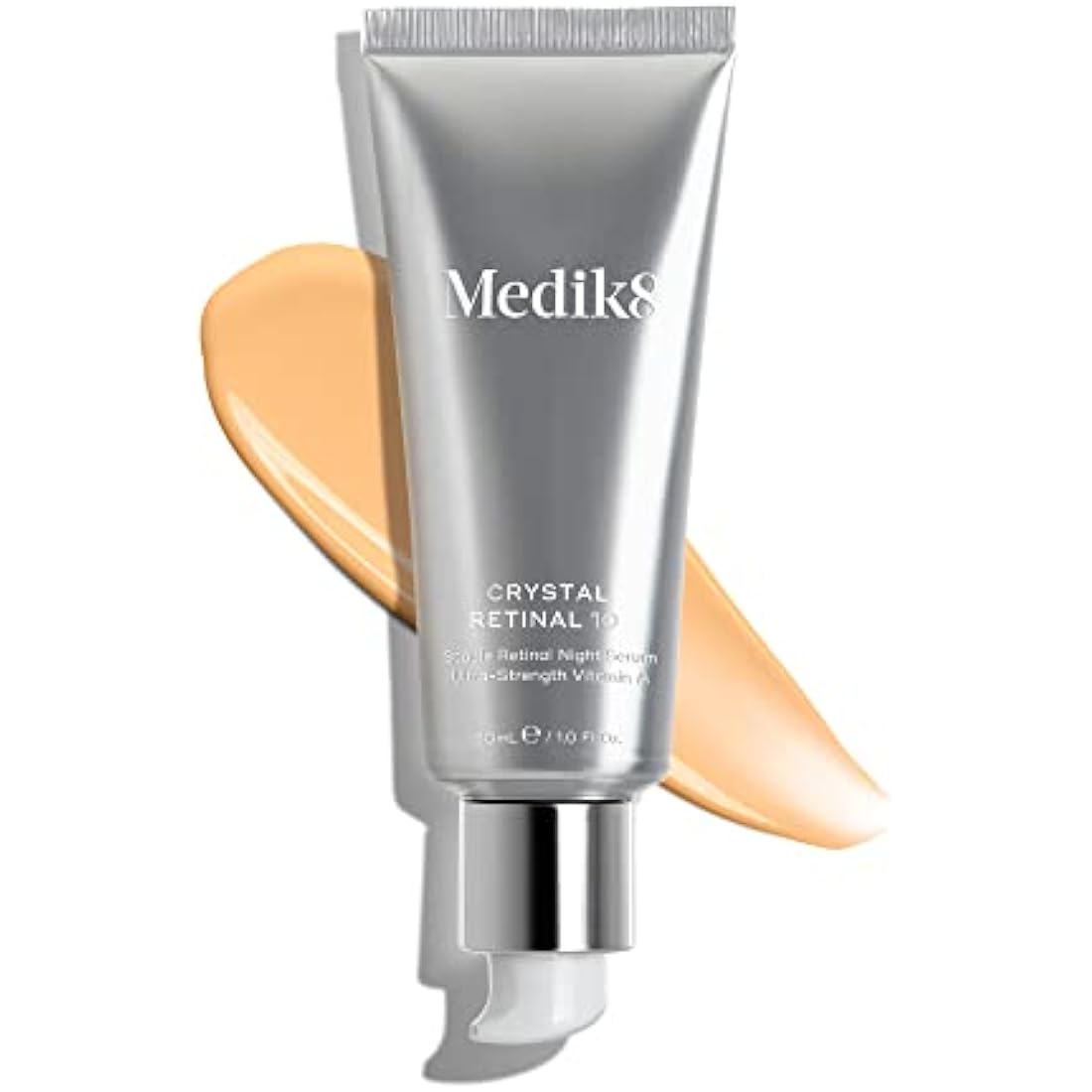 Medik8 Crystal Retinal 10 - Age-Defying Retinal Night Serum - Improves Wrinkles & Skin Firmness- 0.1% Retinal Strength - 11x Faster than Retinol - For Advanced Vitamin A Users - 30ml