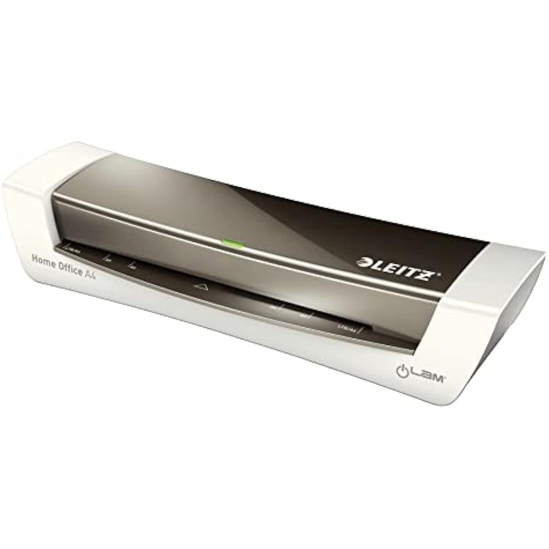Leitz 73681089 iLam A4 Laminator, Ideal for Home Office - Metallic Dark Grey