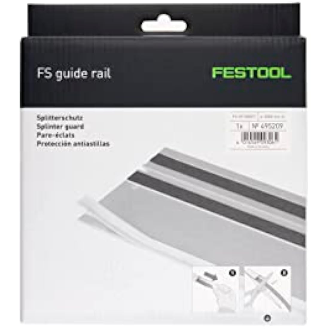 Festool 495209 FS-SP 5000/T Splinter Guard, Clear, 1.75 in*7.75 in*6.75 in