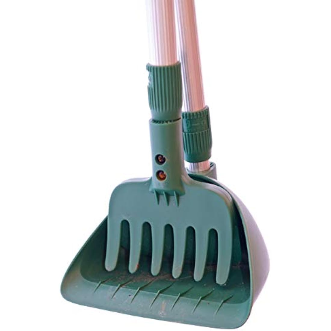 MDC Arms Length Pooper Scooper for Dogs – No-Bend Pet Waste Picker with Rake and Scoop – Ideal for Grass or Paths – Easy Clean Garden Waste Remover – Long Handle & Lightweight Design