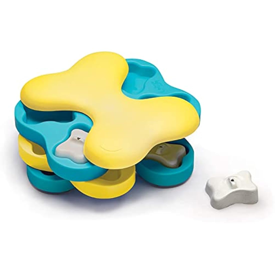 Outward Hound Nina Ottosson Interactive Dog Toys - Medium Level 2 - Dog Puzzle Toys & Treat Dispenser for Boredom Relief, Mental Stimulation & Dog Enrichment - Reduces Anxiety, Engages Smart Dogs