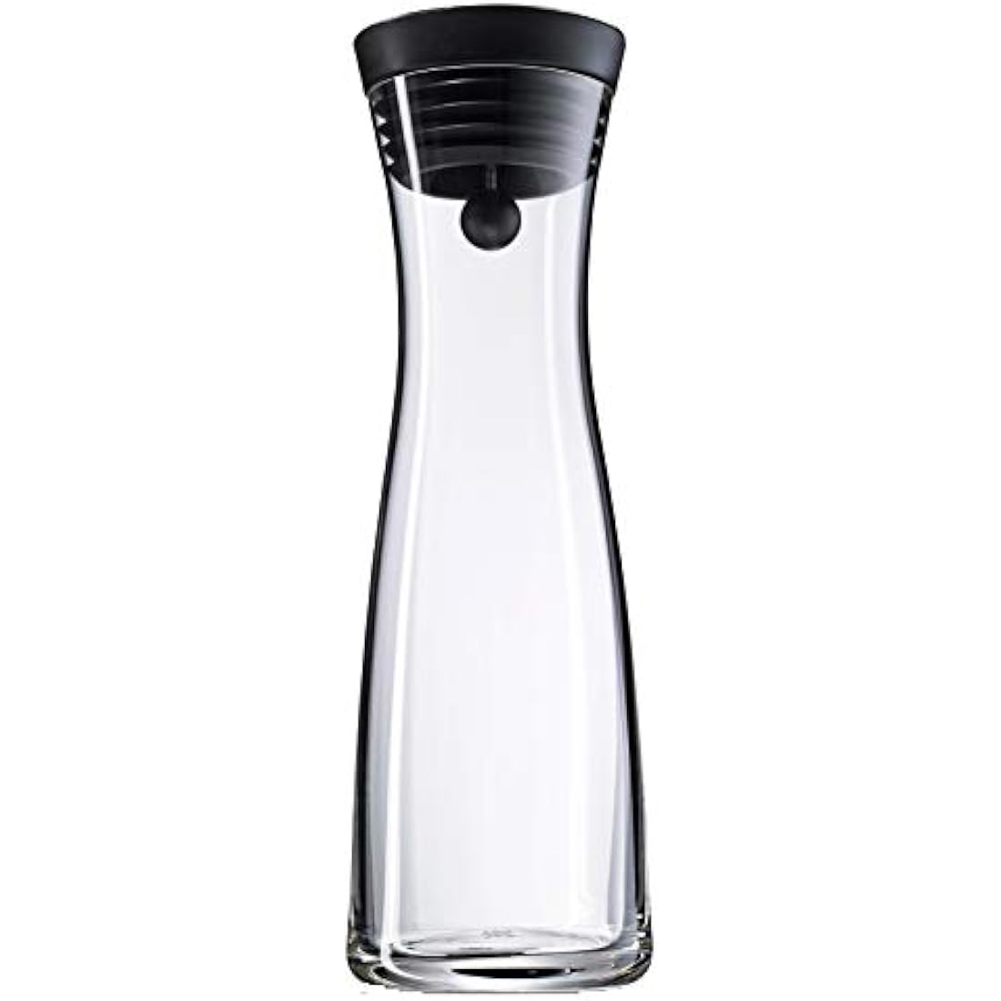 WMF Basic Water Decanter 1L Height 29 cm Close-Up Stopper Glass Cromargan® Stainless Steel,Silver