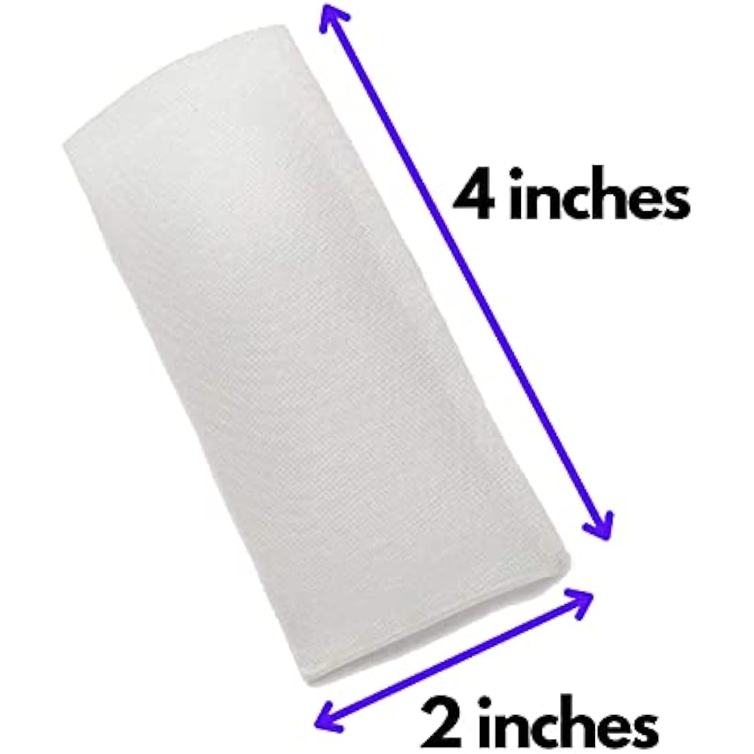 Ohdaze Nylon Filter Bags 2x4 inch | 40 Pack | 90 Micron Press Bags | 3 x Parchment Papers | 1 x Wax Container | Double-Stitch Nylon Micron Press Bags