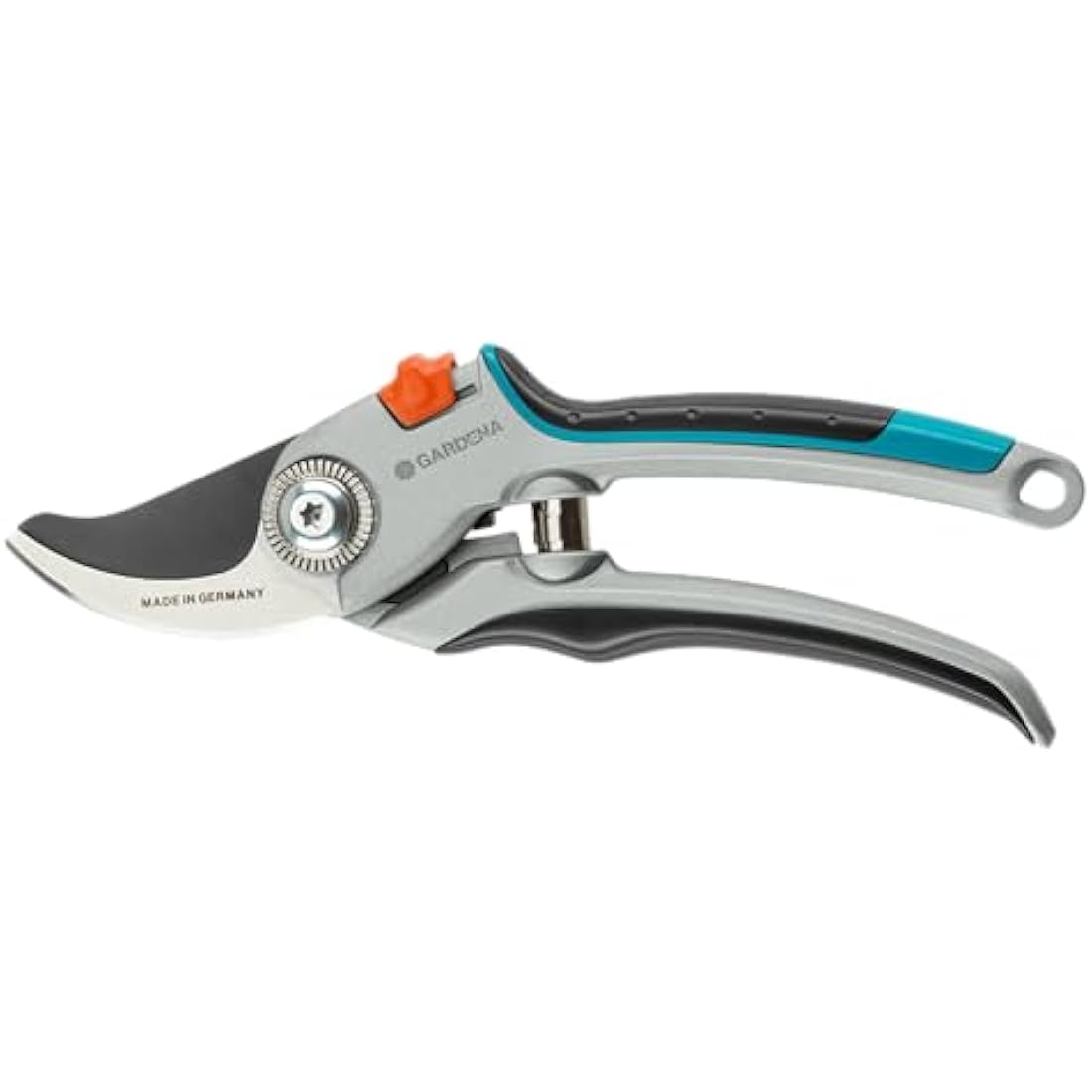 Gardena Alu Garden Secateurs B/L: Gentle Pruning Shears with Bypass Blade for Branches and Twigs of up to 25 mm in Diameter, Robust Aluminium Handles, Exchangeable Blade, Adjustable Joint (8906-20)