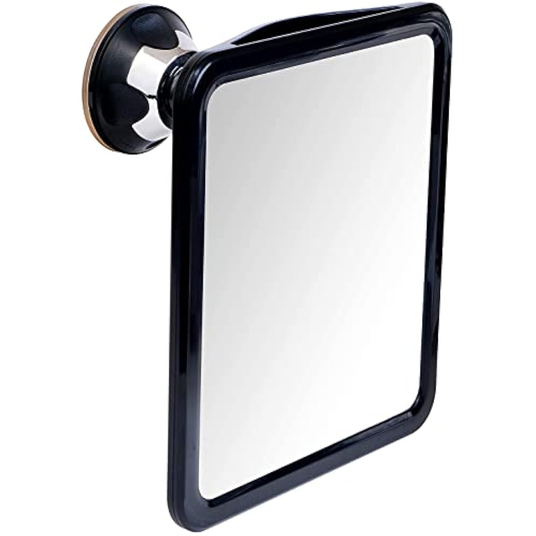 MIRRORVANA Fogless Shower Mirror for Shaving with Upgraded Suction Cup, Dual Anti Fog Design, Shatterproof Surface & 360° Swivel - Large Anti Mist Bath Mirror - 20cm x 18cm