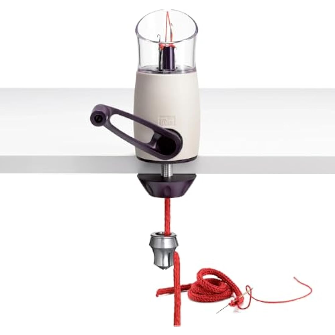 Prym Knitting Mill, Metal, Wool, Violett Weiß, One Size