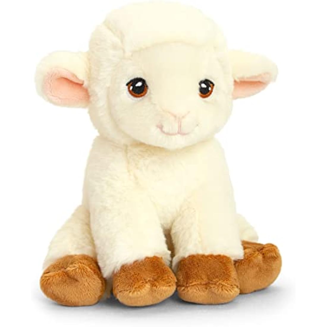 Deluxe Paws Plush Cuddly Soft Eco Toys 100% Recycled (Sheep)