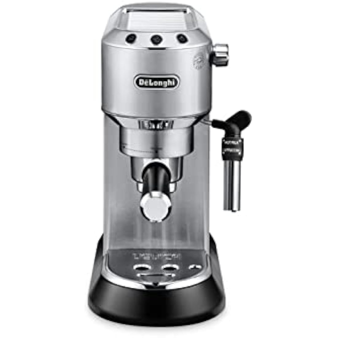 De'Longhi Dedica Style, Traditional Pump Espresso Machine, Coffee and Cappuccino Maker, EC685M, Silver