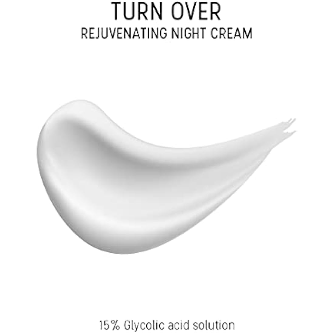 Dermaceutic Turnover - Rejuvenating Night Cream - Anti Aging cream with Glycolic acid - Exfoliating, regenerating and age defense face cream - 40ml