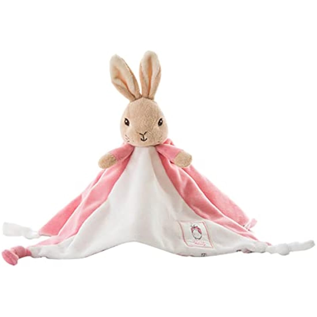 Official Beatrix Potter Flopsy Bunny Comfort Blanket - Peter Rabbit Soft Toy Comforter