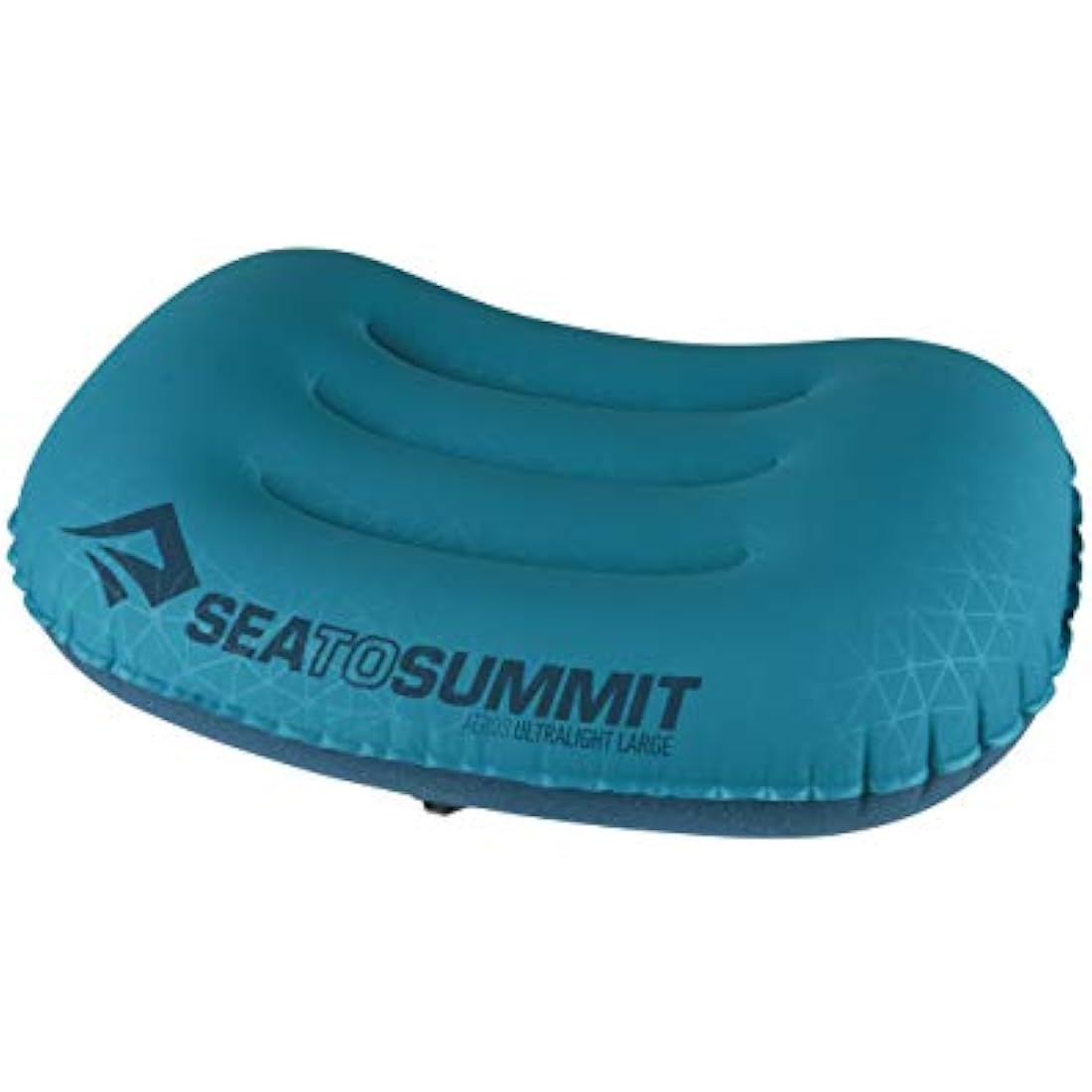 Sea to Summit - Aeros Ultralight Pillow L - Lightest Curved Inflatable Travel Pillow - Stretch-Knit 20D Polyester - Lock System - For Ultralight Backpacking - 44 x 32 x 14cm - Aqua Blue - 70g