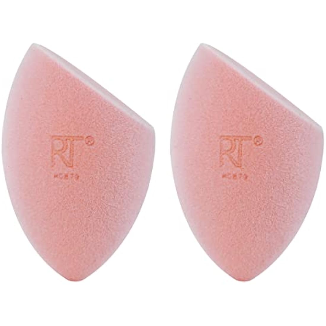 REAL TECHNIQUES New Foam Technology 2 Pack Miracle Powder Sponge for Even Powder Application,1994M