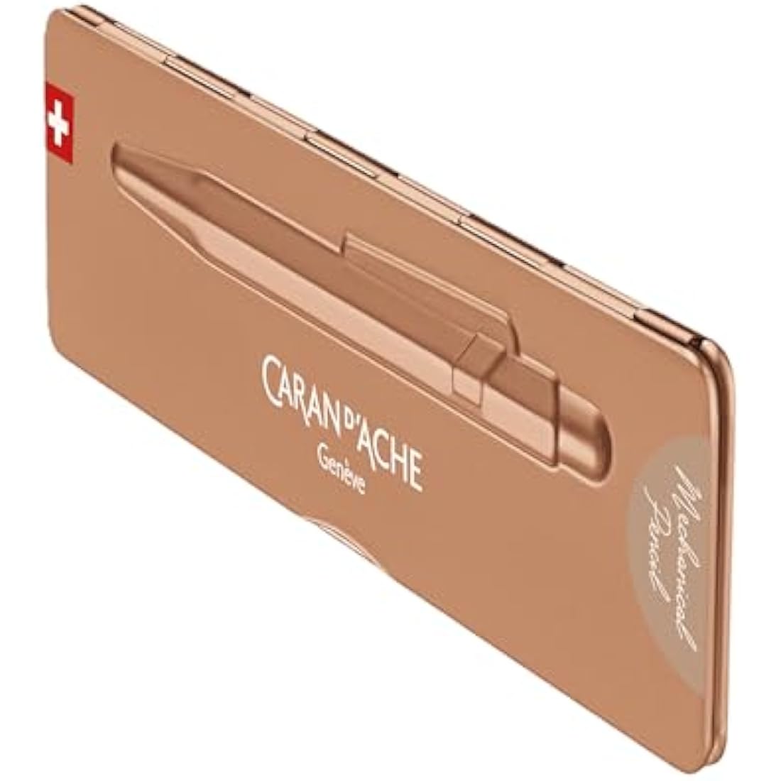 Caran d'Ache 844 Mechanical Pencil 0.7MM - Brut Rosé in Slimpack Case, Pink, One Size