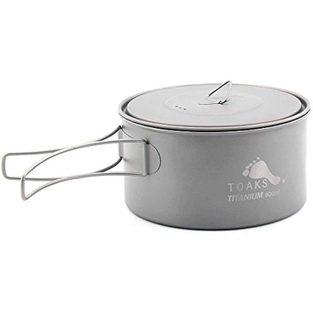TOAKS Titanium Camping Pot Cup(375ml, 450ml, 550ml, 650ml, 750ml, 800ml, 900ml) … (900ml[POT-900-D130])