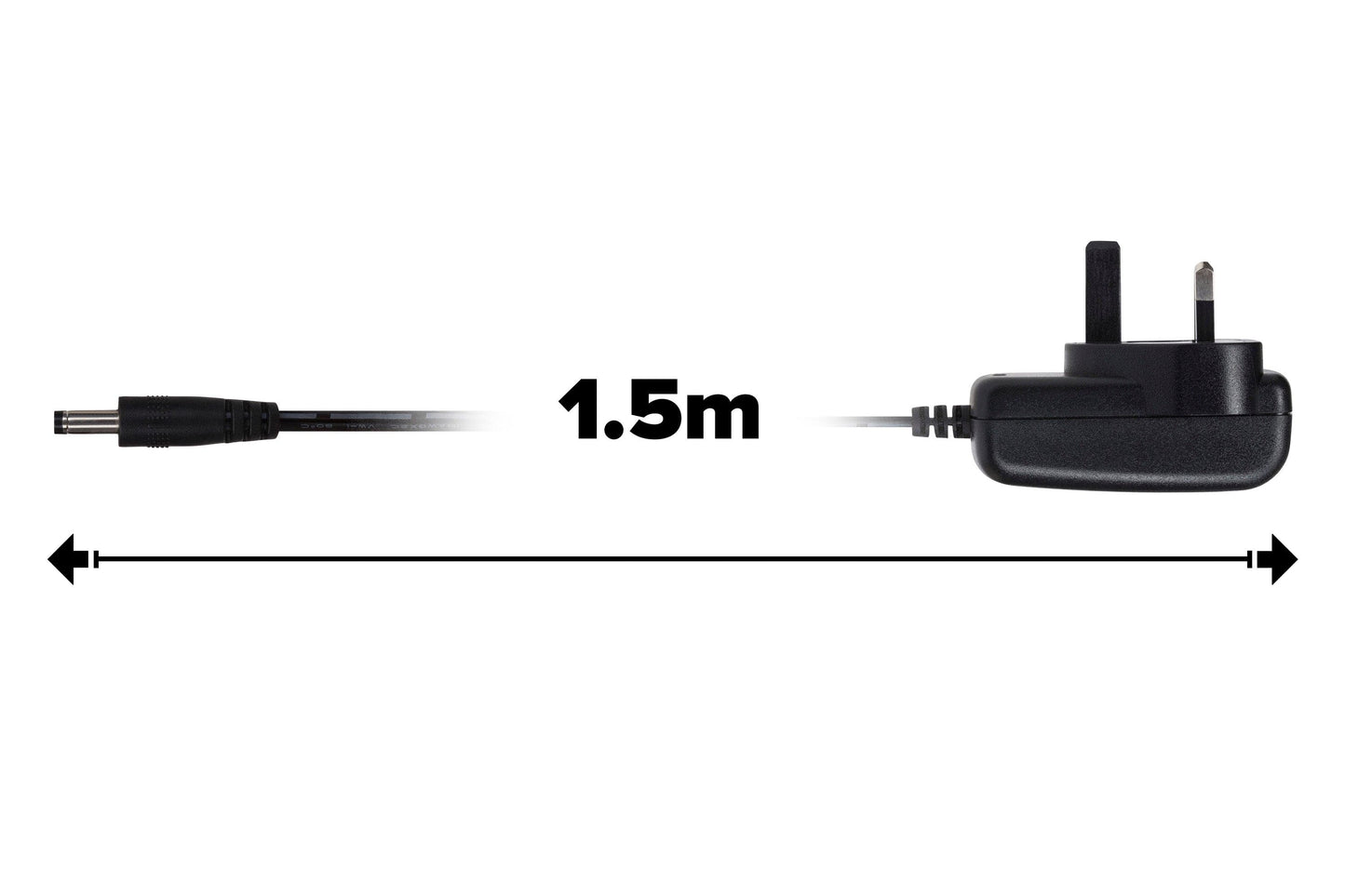 Maplin UK Switching Power Supply 12V DC 2 Amp 24W 2.5 x 5.5 x 12mm Plug - 1.5m Cable
