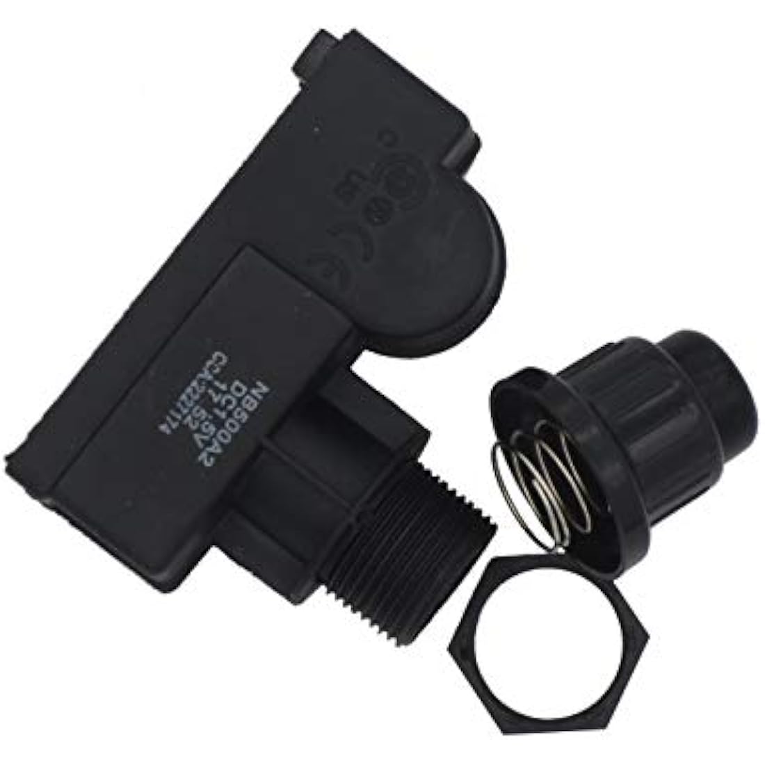METER STAR Grill Igniter Kit AA Battery Two Exits with Spark Plug Wire Length 1 Meters Long (Two Electrodes)