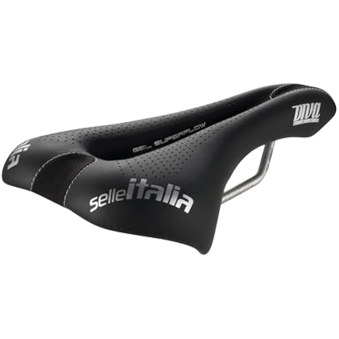 Selle Italia Women's Diva Gel Ti316 Superflow Saddle