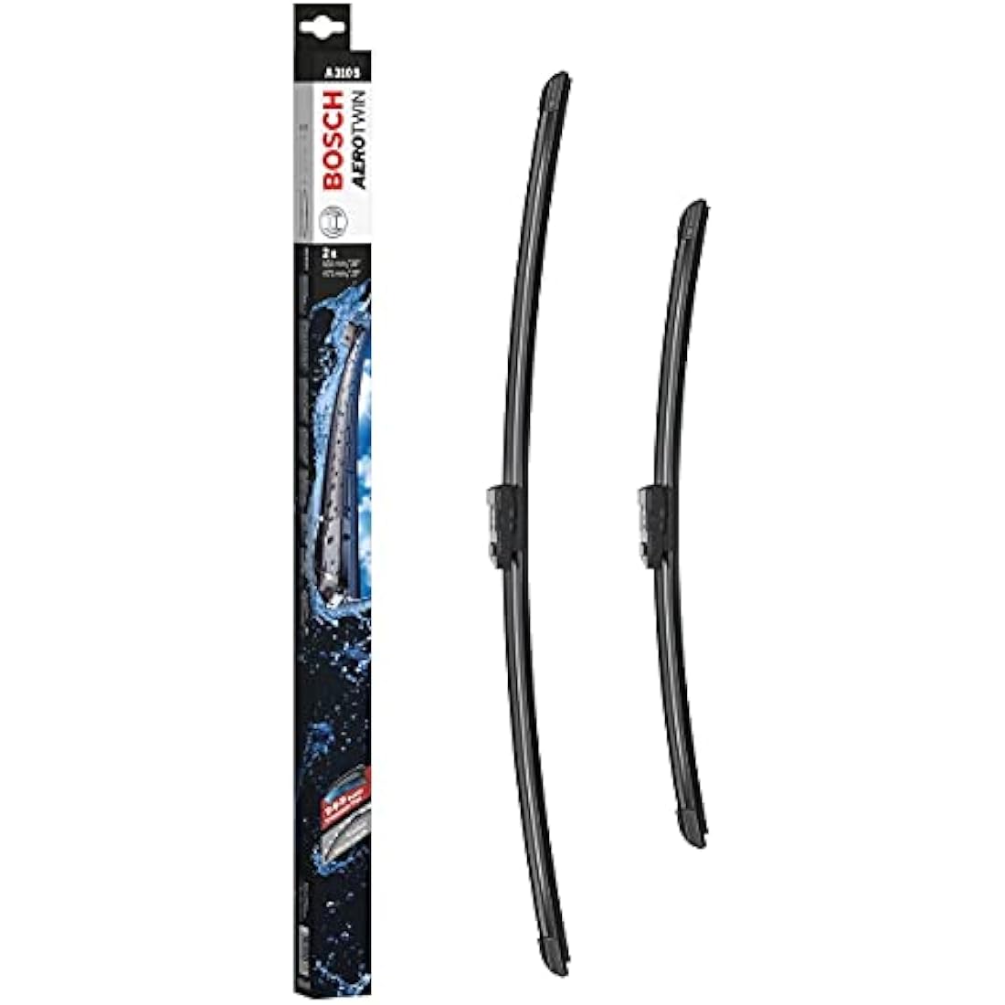 Bosch Wiper Blade Aerotwin A310S, Length: 650mm/475mm − Set of Front Wiper Blades