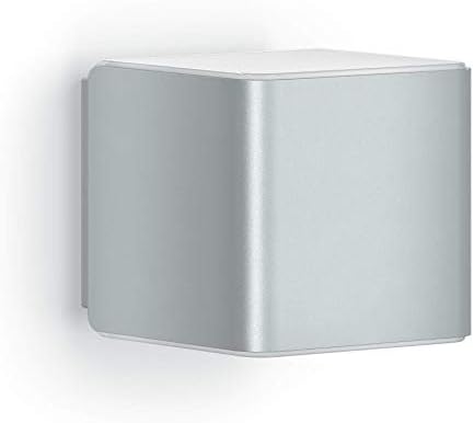 Steinel Wall Light L 840 SC Silver, LED Outdoor Light, 160° Motion Detector, Networkable, can be Operated via App, 9.5 W