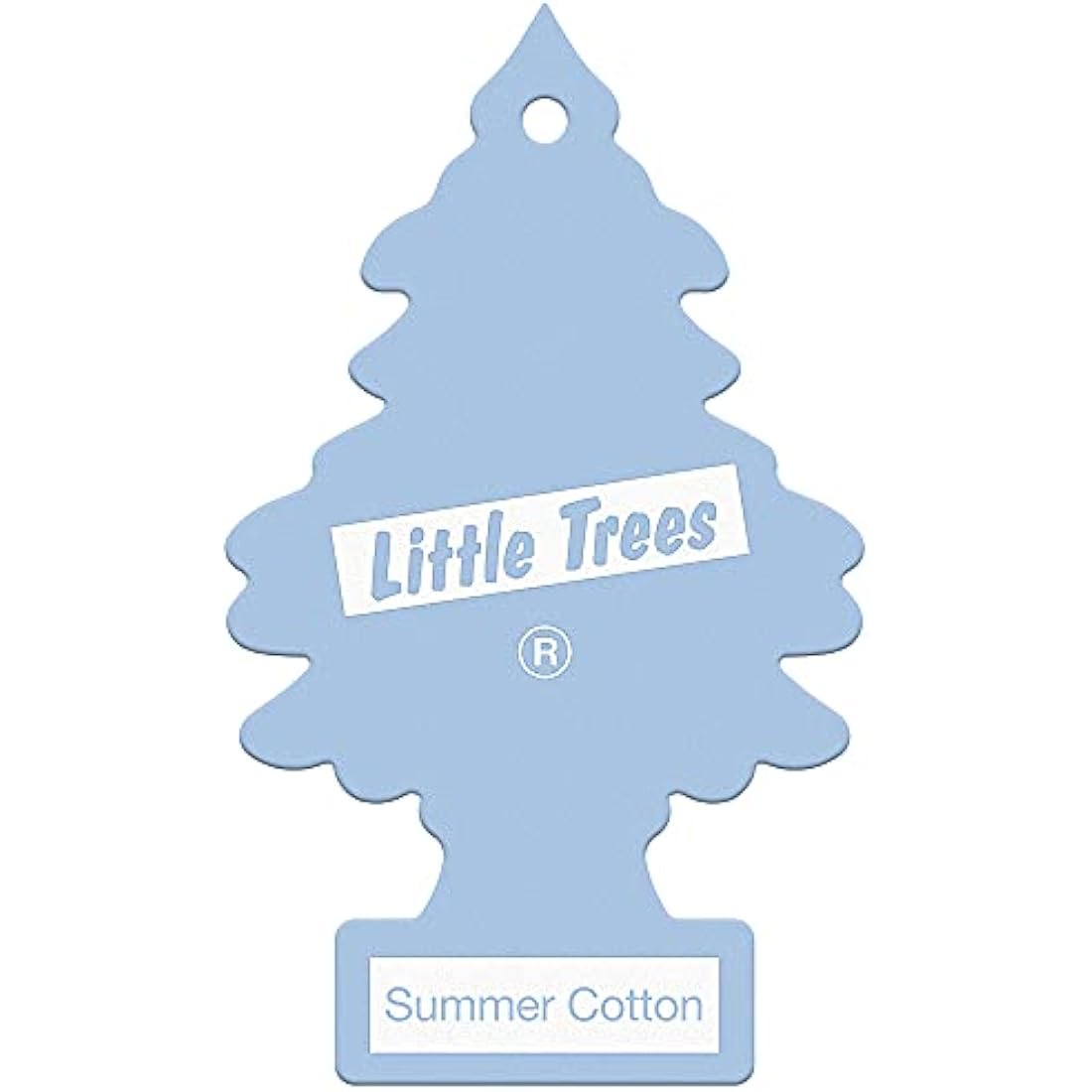 Little Trees Air Freshener Tree MTR0068B Summer Cotton Fragrance For Car Home Boat Caravan - 24 Pack