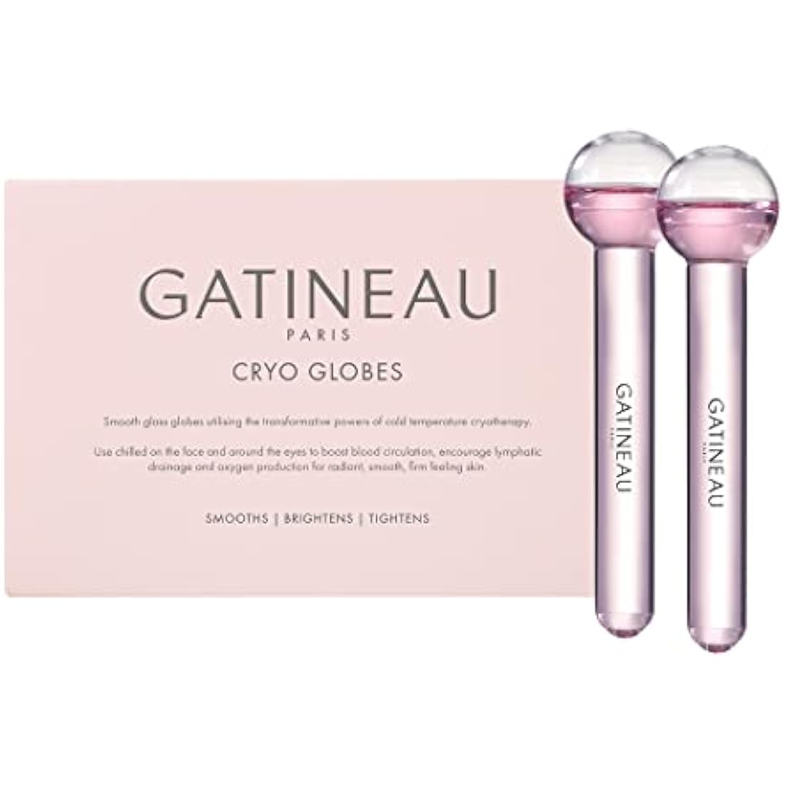 Gatineau - Cryo Globes, Facial Massage Roller, Cooling Beauty Tool for Face and Eyes (2 Globes), Smooths, Brightens & Tightens