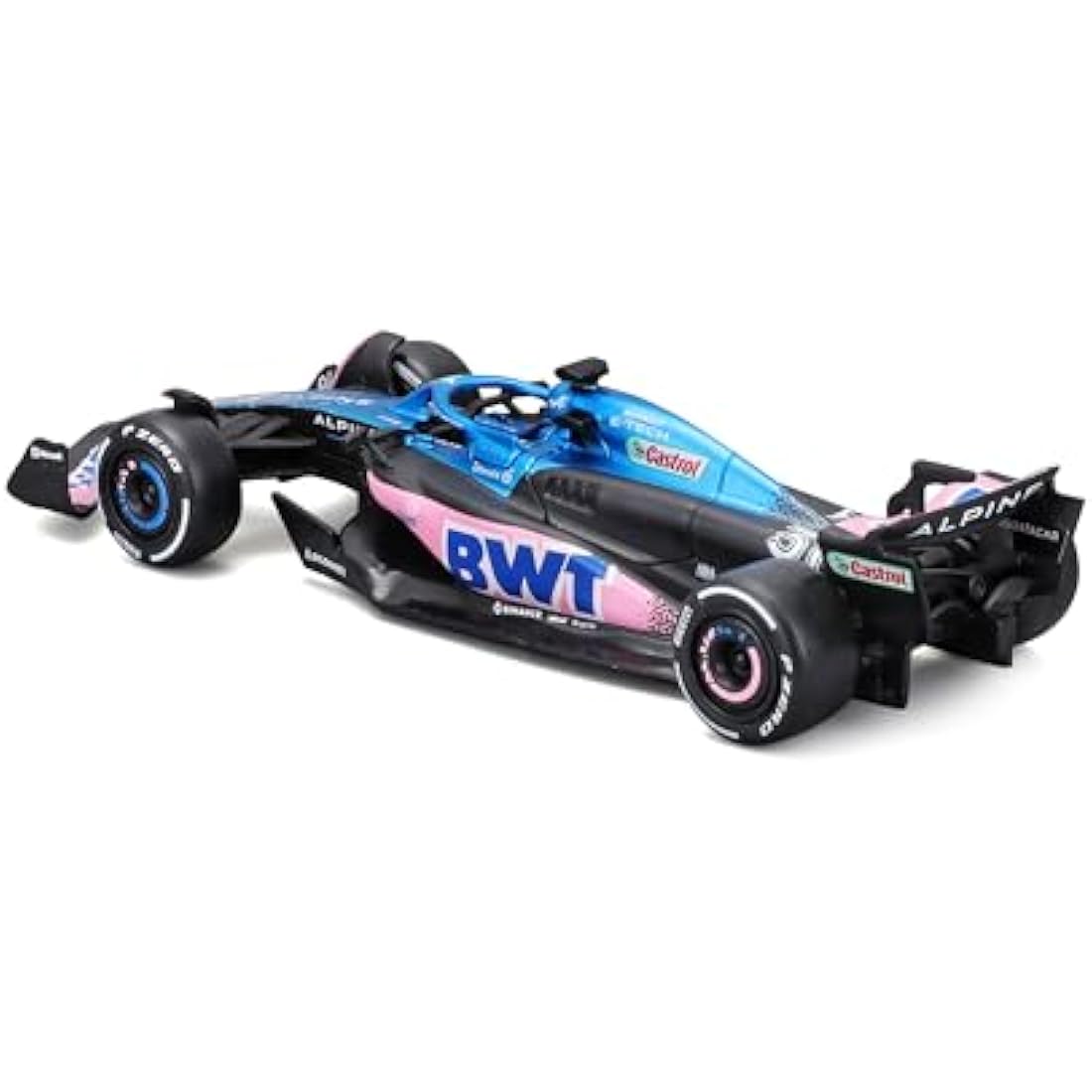Car Model: DieCast Bwt Alpine A523 Season 2023 Formula 1 - Driver Pierre Gasly 31 - Scale 1/43 - Multicolor - Bburago 36836