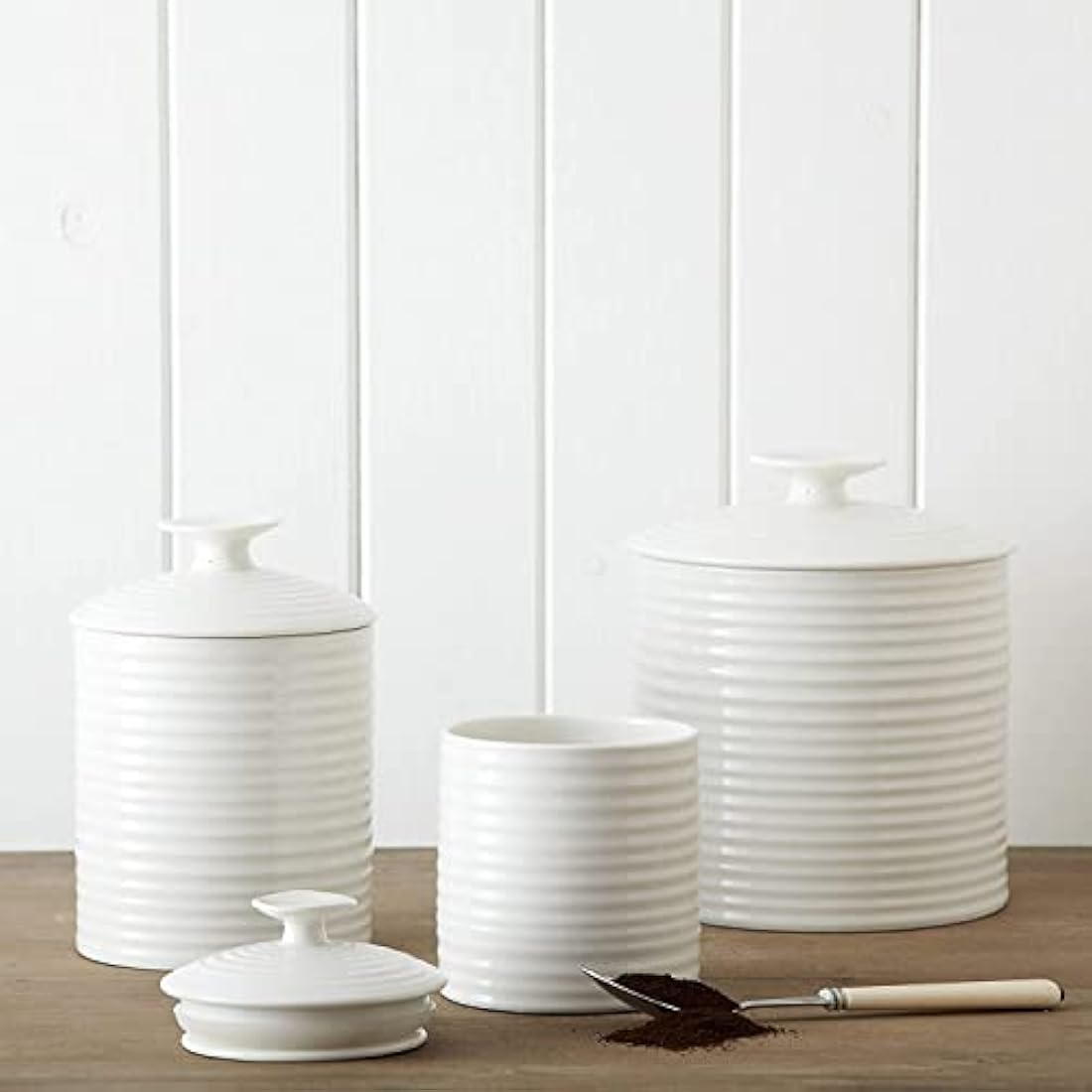 Portmeirion Home & Gifts Sophie Conran for Storage Jar, 16 x 16.6 x 20 cm, White