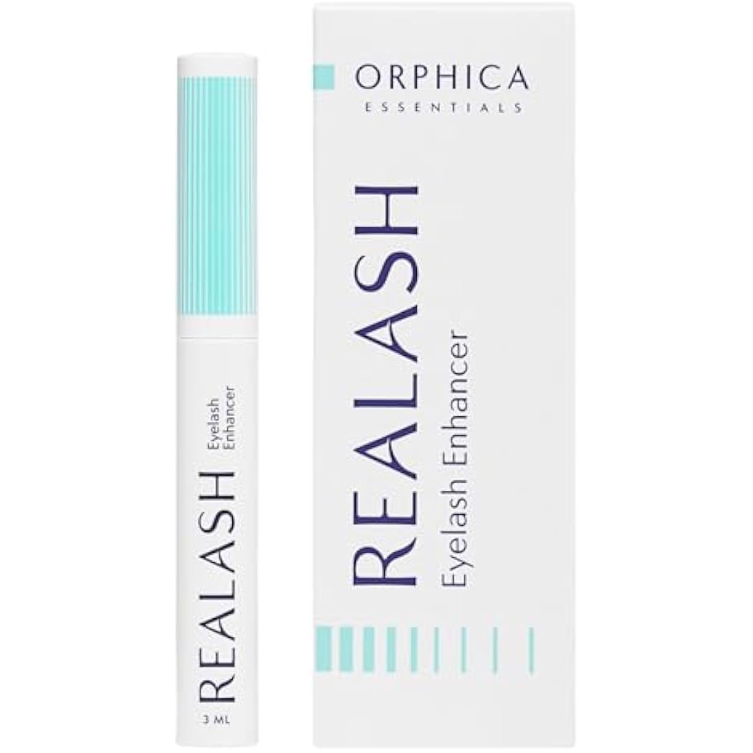 Orphica REALASH Eyelash Conditioner Growth Serum For Strong Dense Long Natural Eyelashes, Growth Peptides Eyelashes Enhancer, 3ml