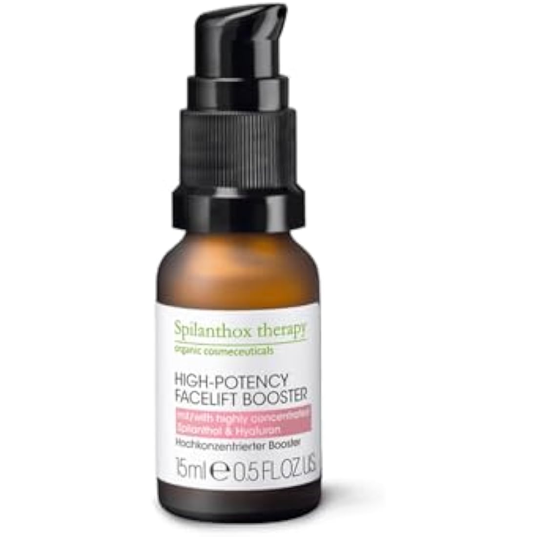 Spilanthox therapy - High-Potency Facelift Booster - Facial Serum for Wrinkle Reduction - Anti-Aging Facial Care - Spilanthol, Hyaluronic Acid & Vitamin C - Vegan Natural Cosmetics - 15ml