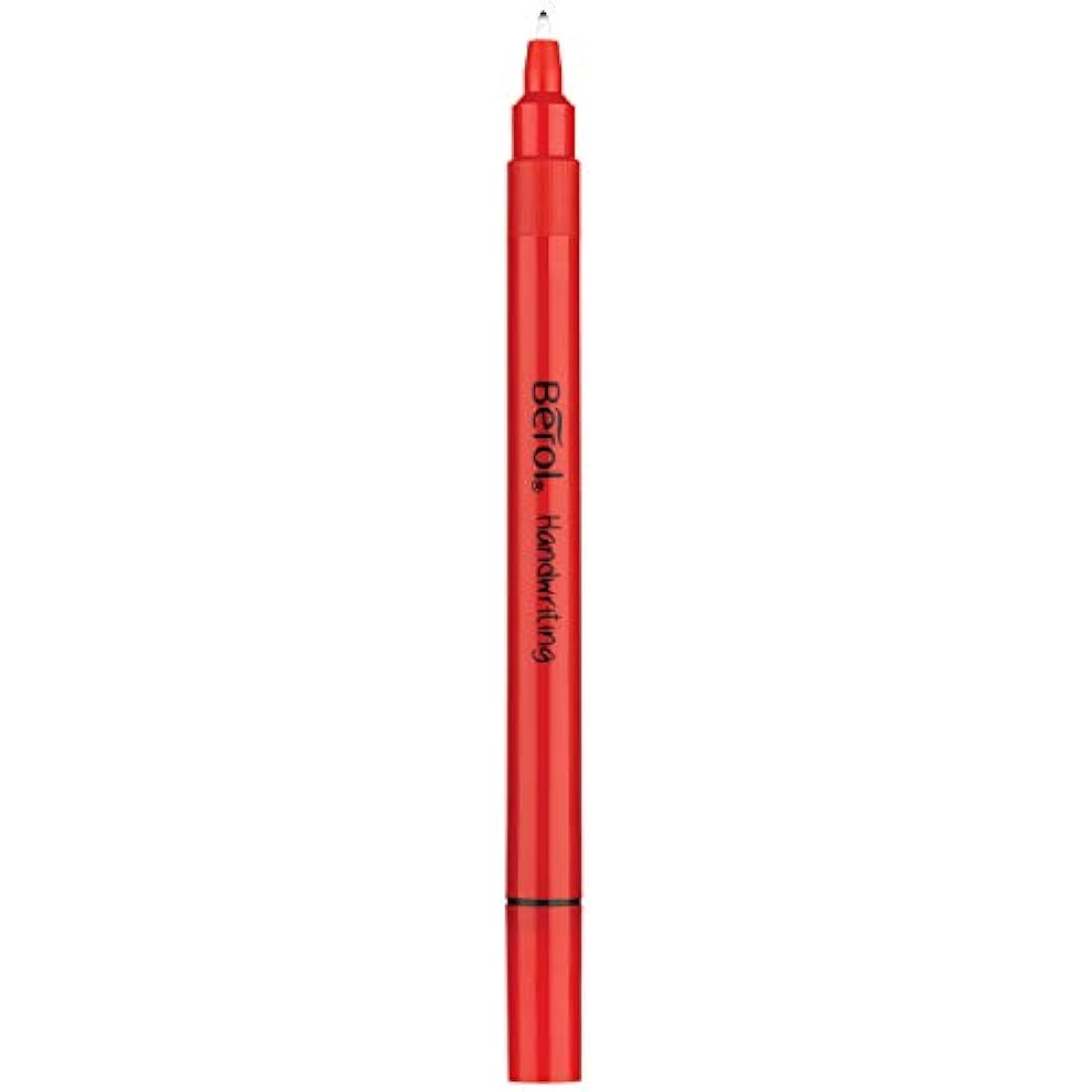 Berol Handwriting Pens | Round Shape | Washable Black Ink | Bright Barrels | Class Pack of 200