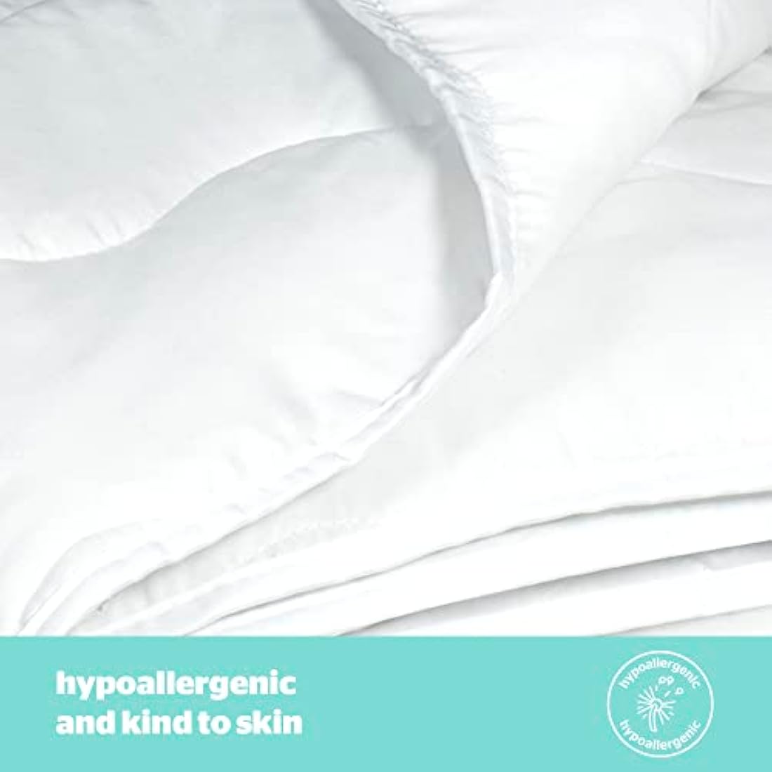 Silentnight Summer Breeze 2.5 Tog Double Duvet - Lightweight Low Tog Summer Duvet Quilt Ideal for Warm Nights and Hot Sleepers - Hypoallergenic and Machine Washable - Double - 200x200cm