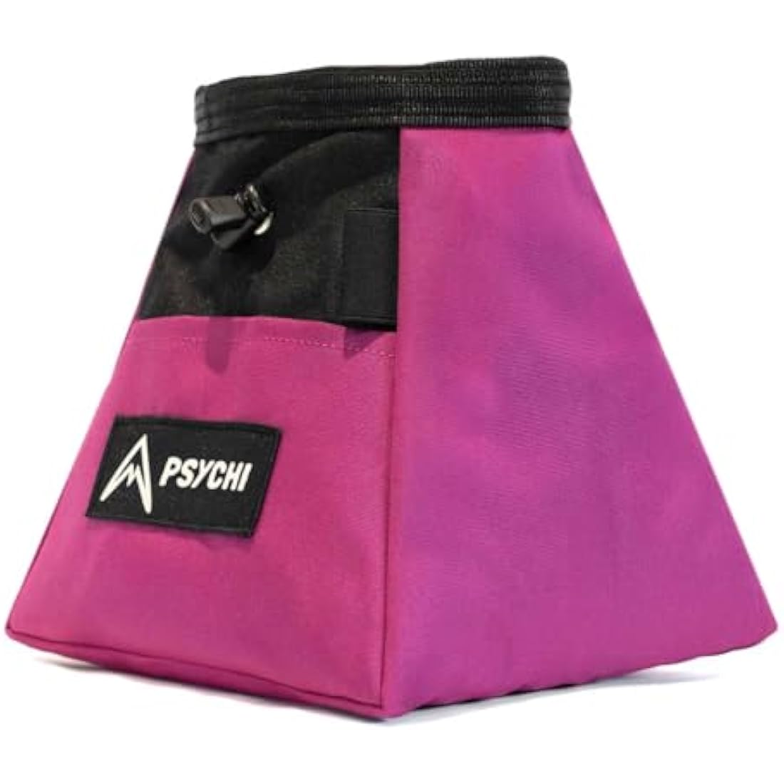 Psychi OG Climbing Chalk Bag Bucket Bundle - Starter Pack for Rock Climbing, Gym, Weightlifting - 7 Fun Colour Options - Includes Chalk Bucket, Loose Climbing Chalk & Bouldering Brush