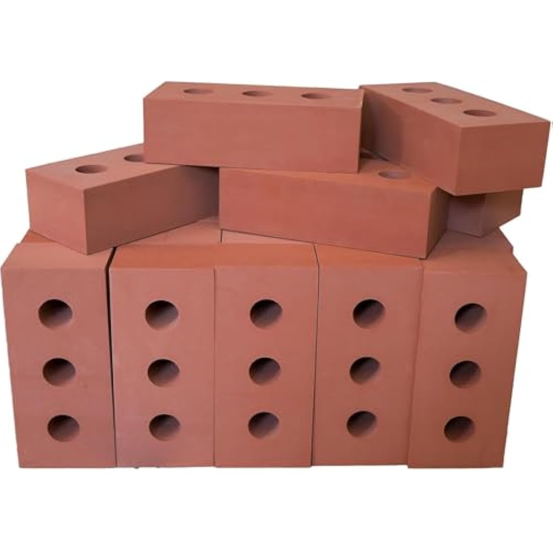 Bluecaps 30-Piece Foam Builder's Brick Set For Kids - Build Imagination, Skills & Strength Through Indoor/Outdoor Play