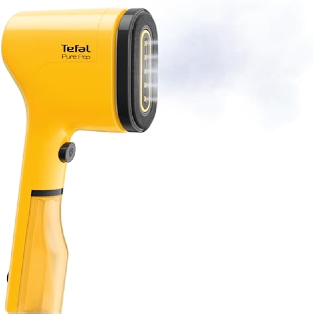 Tefal Pure Pop Slim Handheld Clothes Steamer, No Ironing Board Needed, Ready to Use in 15 Seconds, 70ml Detachable Water Tank, Travel Iron, Garment Steamer, Yellow, DT2026