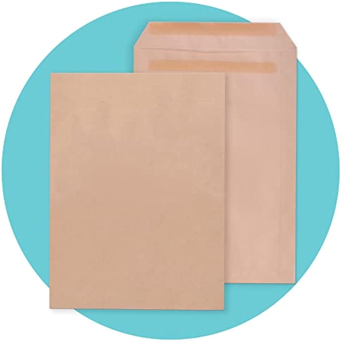 Triplast 100 x C5 Manilla Self Seal Security Envelopes (Size: 229x164mm) | Fully Opaque, Self Sealing & Printer Safe Mailing Paper Envelopes | Ideal for Everyday Home, Office & Commercial Use