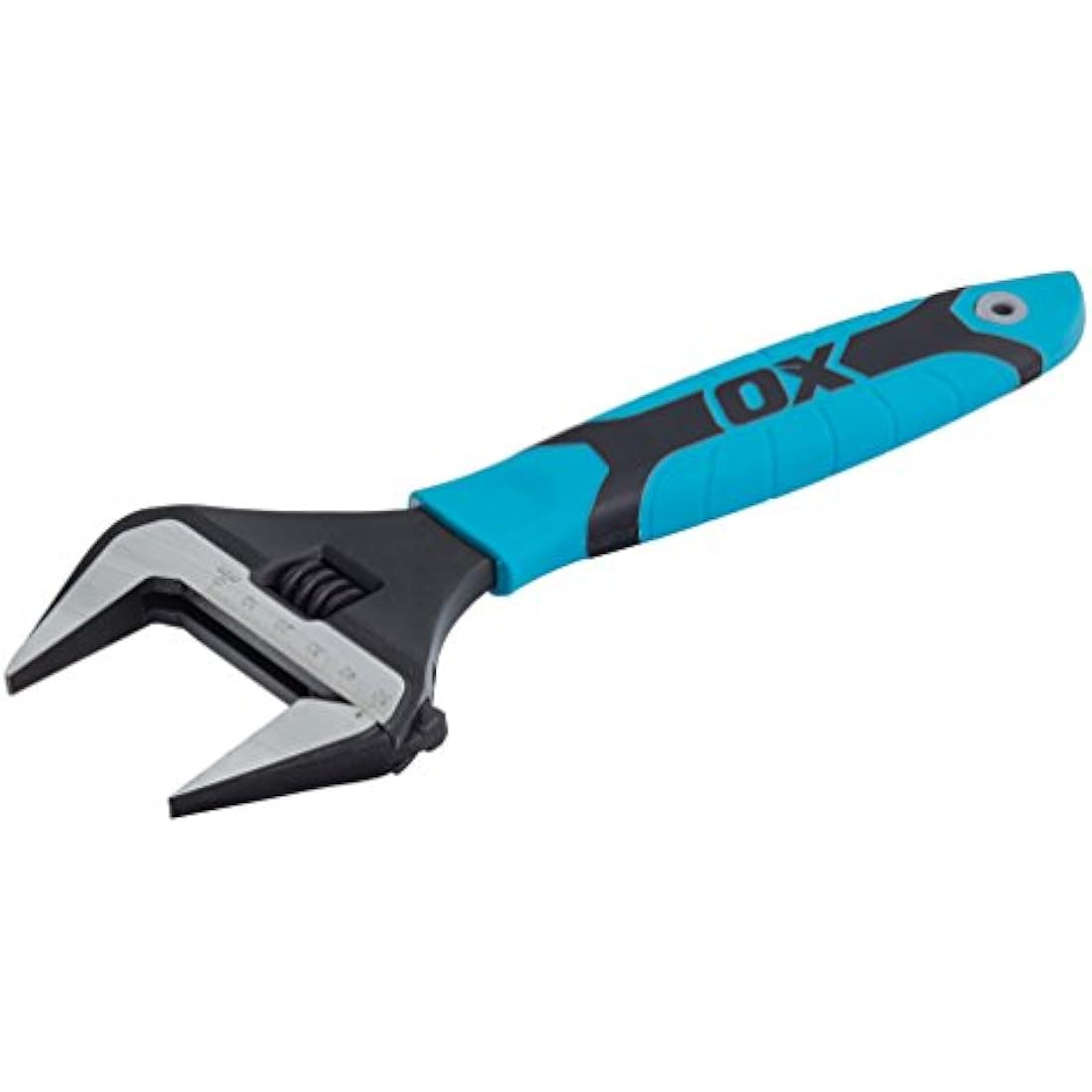 OX Pro OX-P324610 Extra Wide Jaw Adjustable Wrench - Adjustable Plumbing Spanner with Soft Grip Handle - Multifunctional tool – 10 inch