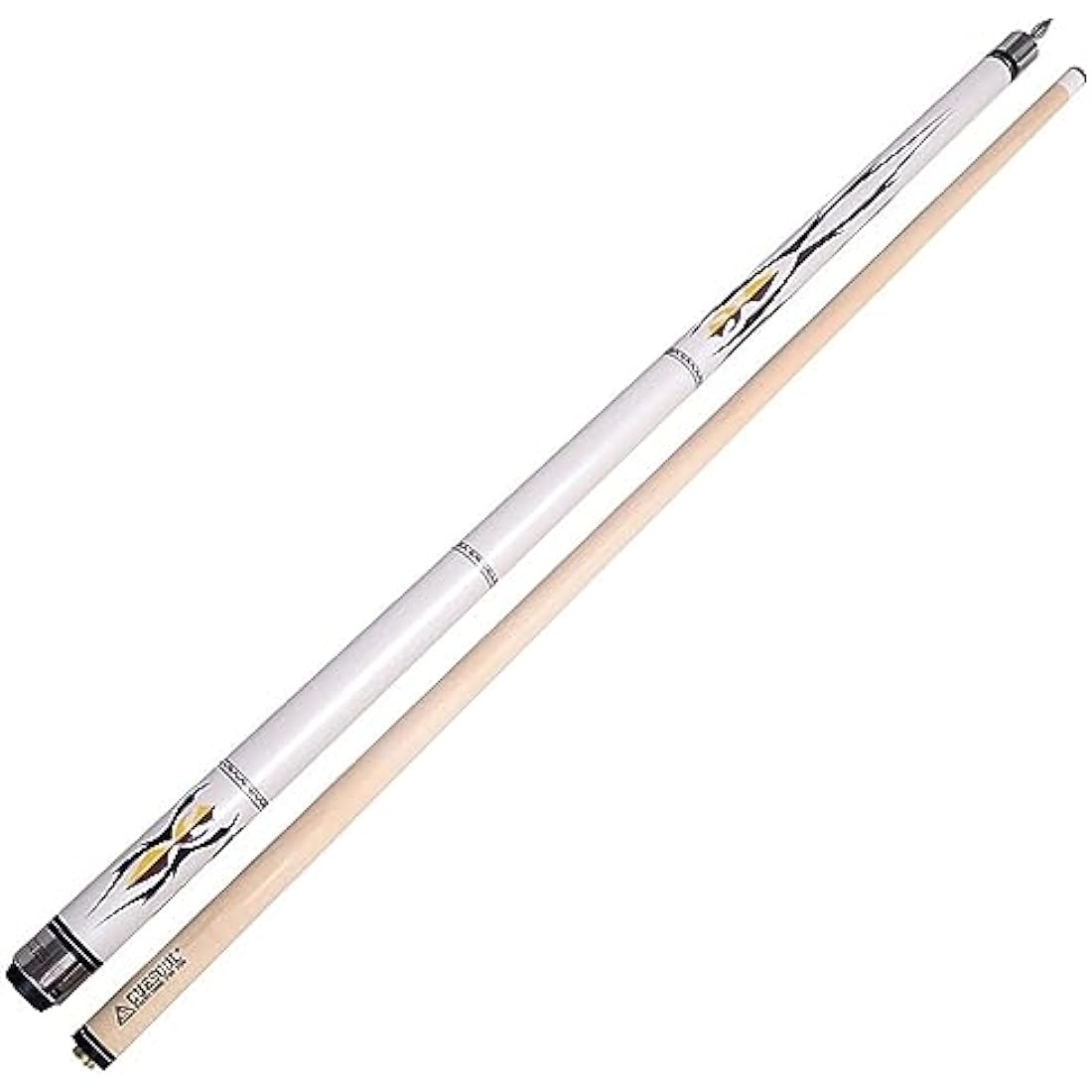 CUESOUL 58" 2 Piece Maple Billiard Pool Cue Sticks-19oz U102