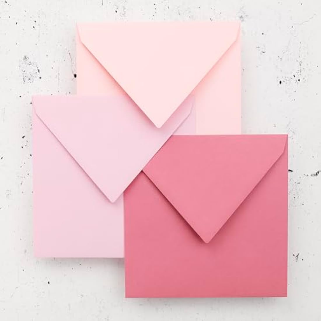 Clairefontaine - Ref 5483C - Pollen Envelopes (Pack of 20) - 165 x 165mm Sized, 120gsm Paper, Gummed Seal, Inkjet & Laser Printer Compatible, Acid Free - Pink