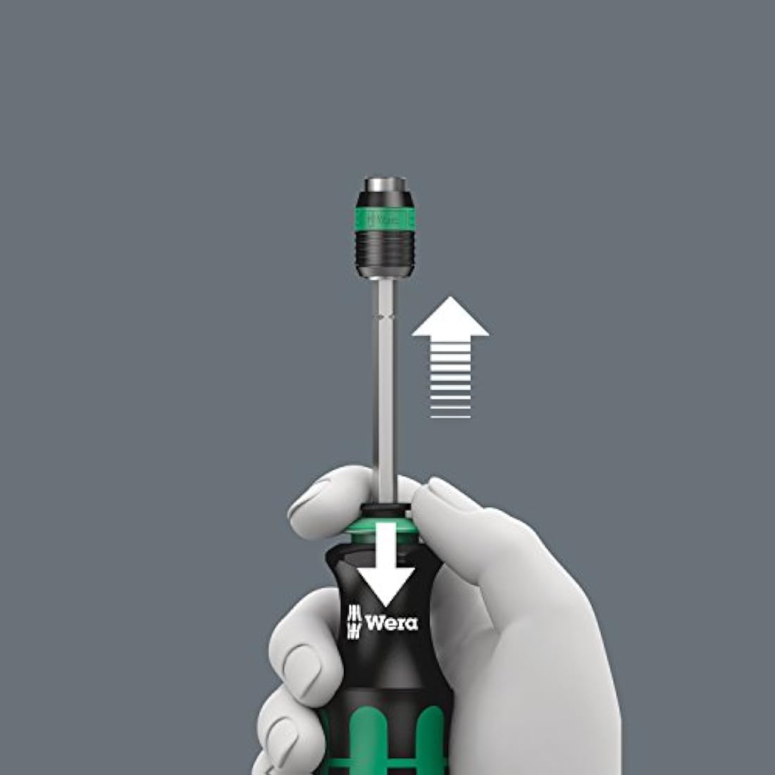 Wera 051019 Kraftform compact 20a bit set, black green