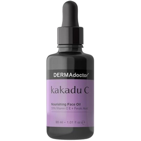 DERMAdoctor Kakadu C Evening Oil – Brightening Night Oil for Uneven Tone, Fine Lines, and Radiant Skin – 30 Millilitres (20241-7)