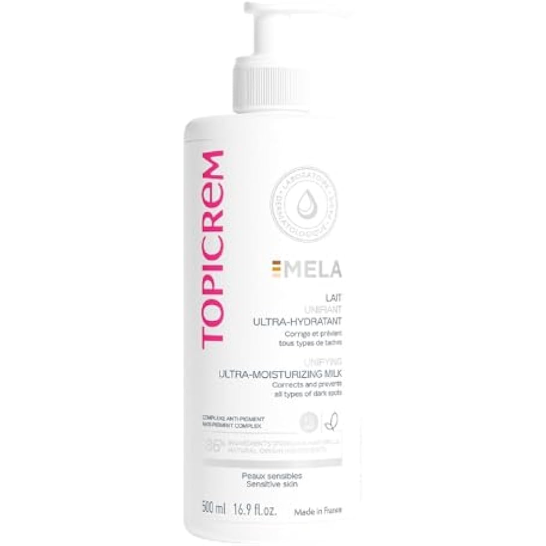 TOPICREM Mela Unifying Lightening Ultra-Moisturizing Milk 500 ml