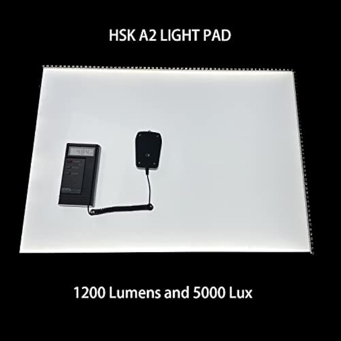 HSK A2 Artist tracing Light Box Copy Table,12V2A Adapter Power Dimmerable 5000 Lux Lock Button Artcraft Light Pad for Tatto Drawing, Sketching, Animation,Diamond Painting