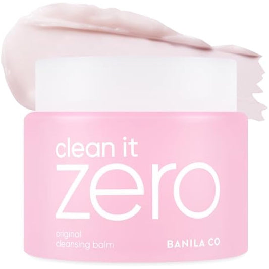 BANILA CO Clean it Zero Original Cleansing Balm Big Size | Korean Makeup Remover, Cleansing Oil, Facial Cleanser for All Skin Types | Vegan | Made with Acerola Berry & Vitamin C (180ml / 6.08 fl.oz)