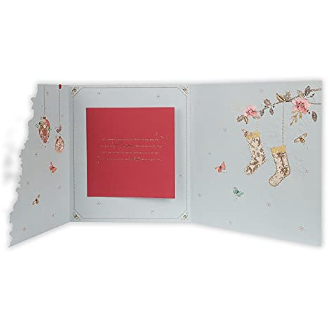 Clintons: Luxury Xmas Card for Wife, Multi-Colour, 351 x 317 x 15 mm, 1182000